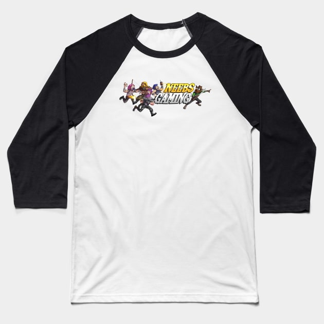 NEEBS GAMING logo funnt Baseball T-Shirt by Ac Vai